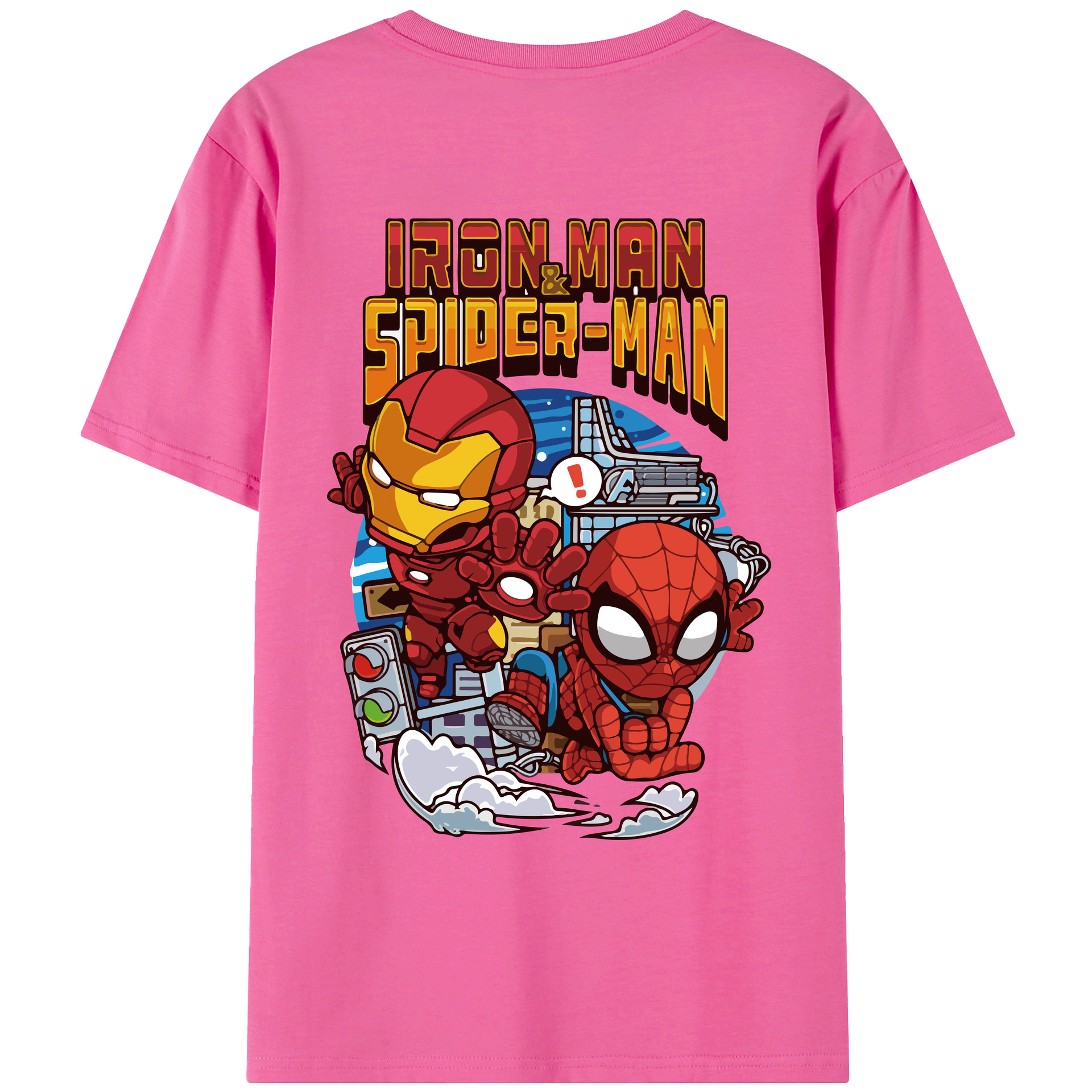 （画像用） アベンジャーズ The Avengers レディース半袖Tシャツ(バックプリント)